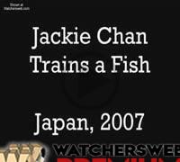 Jackie Chan Trains A Fish