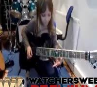 Girl Playing Guitar