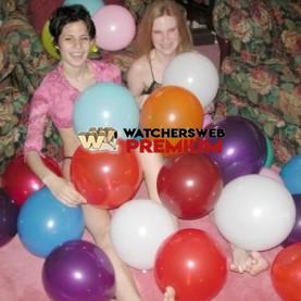 Roxanne & Addie ~ Balloon Fun - New Jersey, USA