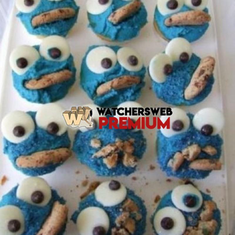 Cookie Monster Cupcake - p - Jermaine