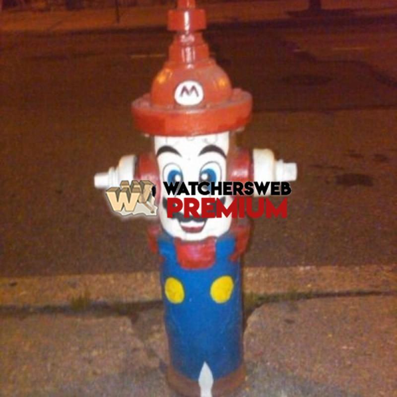 Mario Fire Hydrant - p - Jermaine