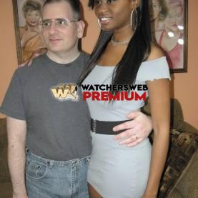 Ebony Babe Mercy Takes It Off For A Geek - New Jersey, USA