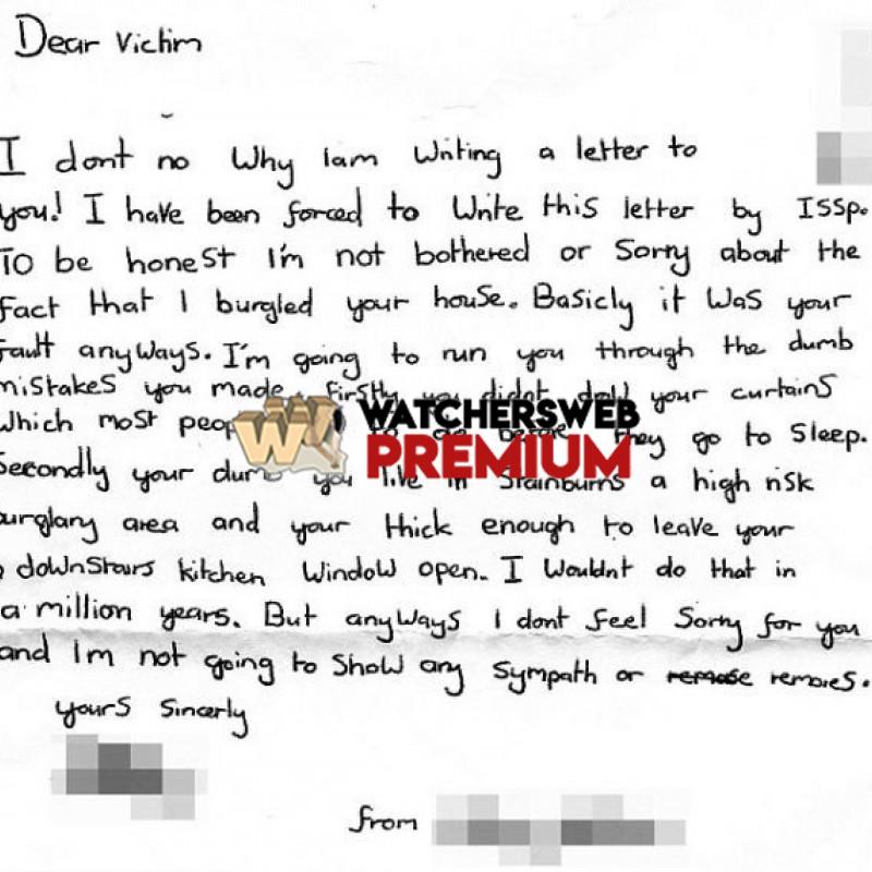 Letter From Burglar - p - Jermaine
