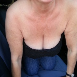 Tits Out On A Truck Ride